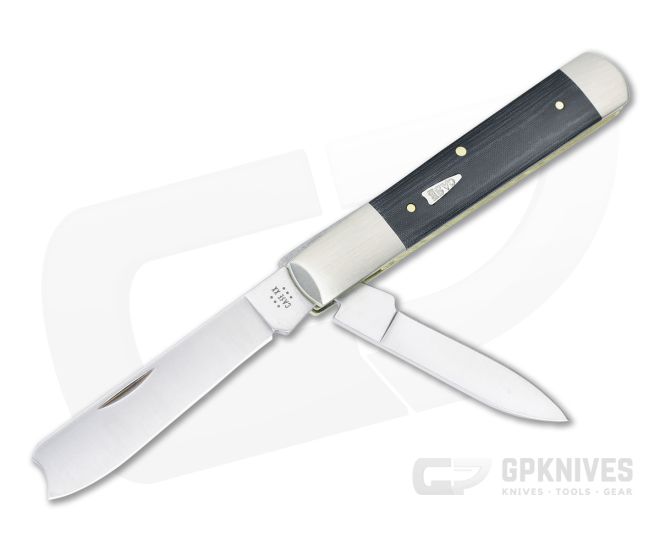 Case Razor Smooth Black Micarta 27823 - CA-27823
