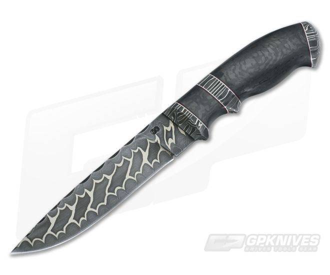 Olamic Cutlery Suna CF Elite with Damascus Blade and Fittings - CU-2785