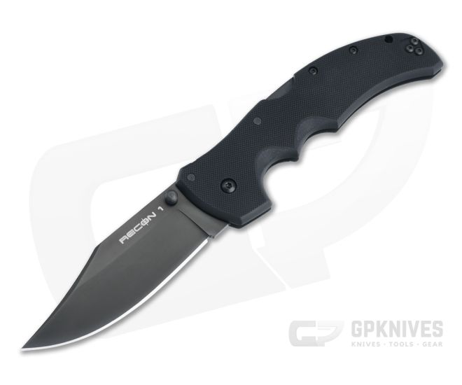 Cold Steel Recon 1 Clip Point Black S35VN G10 Tri-Ad Back Lock Folder 27BC - CS-27BC