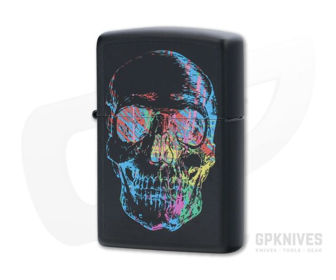Zippo Lighter Neon Skull - ZI-28042