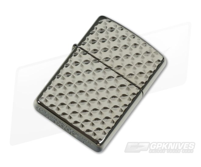 Zippo Lighter Armor Case Engine Turned Star - ZI-28186
