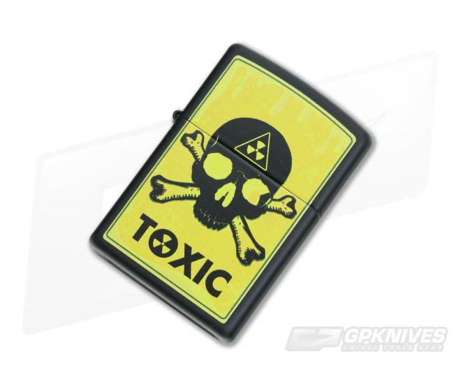 Zippo Lighter Black Matte Toxic - ZI-28310