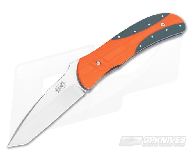 Burger Knives Pacific Tactical Orange and Green G-10 - CU-2831