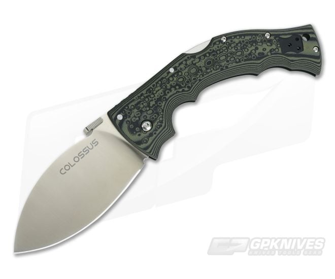 Cold Steel Colossus I Satin Blade Tri-Ad Lock Folding Knife 28DWA - CS-28DWA