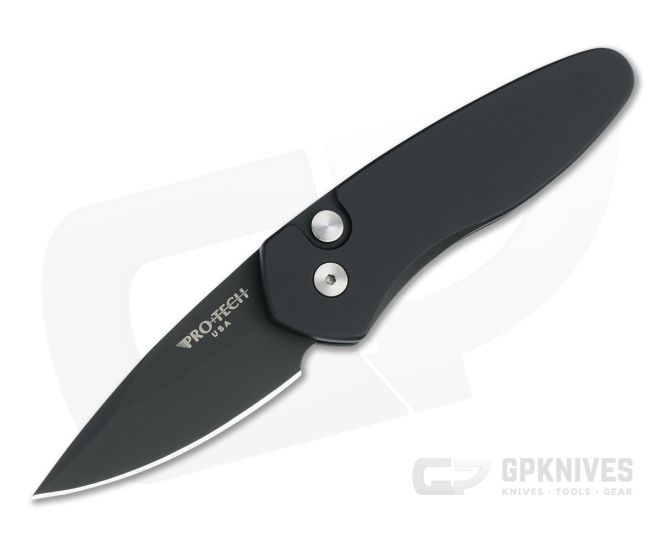 Protech Sprint Automatic Black DLC S35VN Black California Legal Folder 2907 - PT-2907