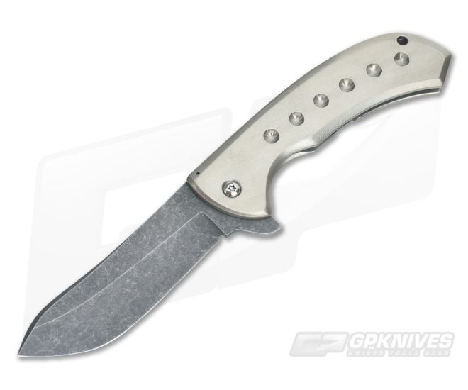 Chuck Gedraitis Bull Shark Proto Flipper Titanium & AEB-L Blade - CU-2926