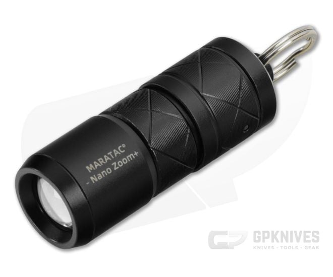 Maratac Nano Zoom+ Rechargeable Zoomable LED Keychain Flashlight Kit - MAR-292