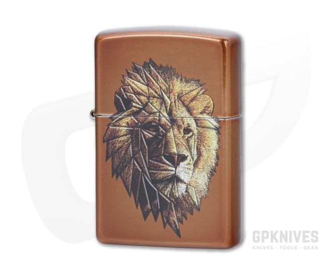 Zippo Lighter Polygonal Lion Design - ZI-29865