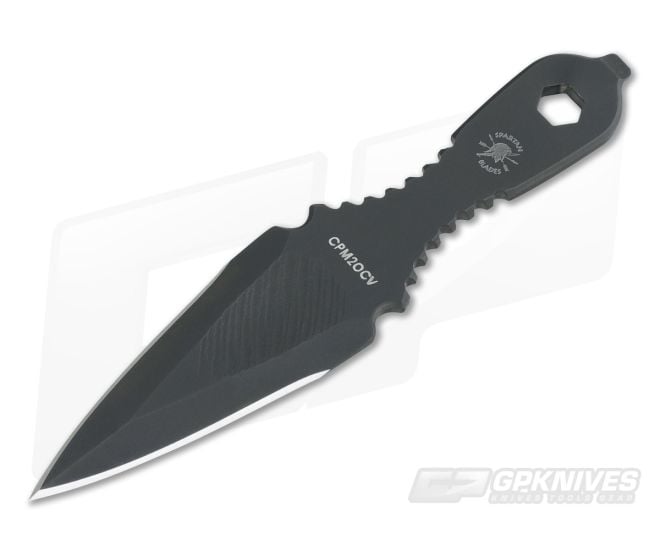Spartan Blades Velos Lapel Dagger Black SpartaCoat - SB-29BK