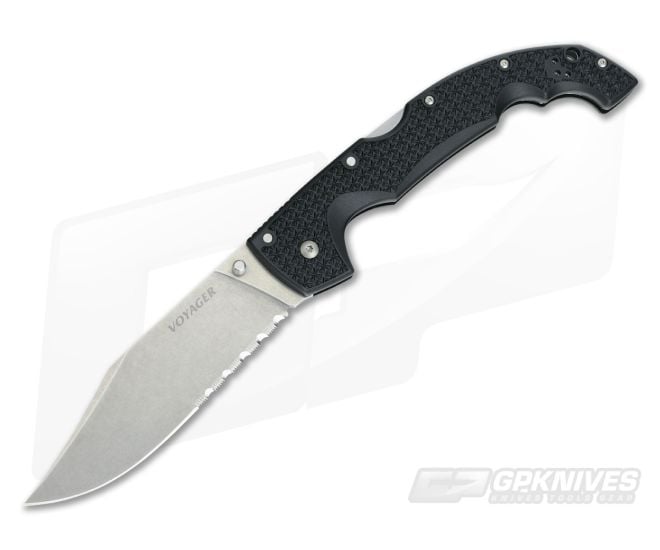 Cold Steel X-Large Voyager Clip Point Serrated - CS-29TXCH