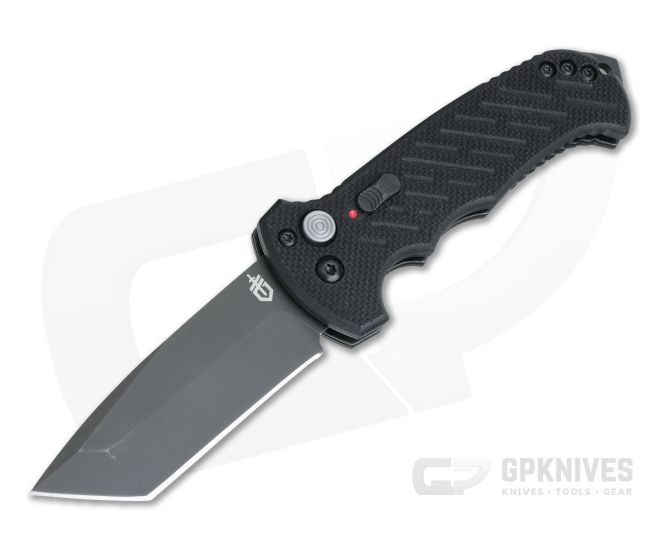 Gerber 06 Automatic Tanto Black G10 Black Oxide S30V Automatic Knife 30-001296N - GB-30-001296N