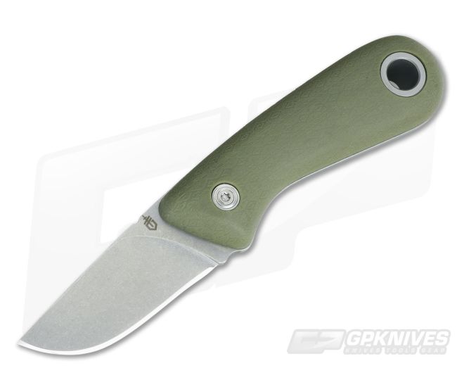 Gerber Vertebrae Compact Fixed Blade Knife Sage Green 30-001500N - GB-30-001500N