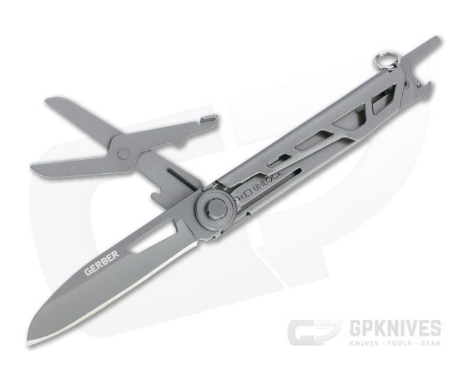 Gerber Armbar Slim Cut Baltic Haze Folding Knife Keychain Multi-Tool 30-001726 - GB-30-001726