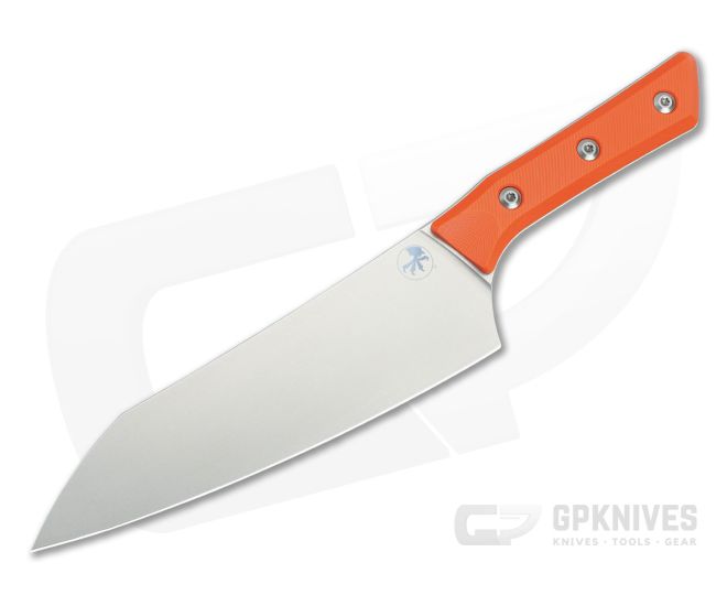 Microtech Chef's Knife Ember Orange G10 Stonewash - MT-3000-10EM