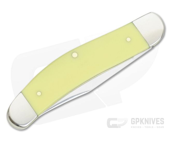 Case Sowbelly Yellow Delrin Handle 30115 knife for Sale