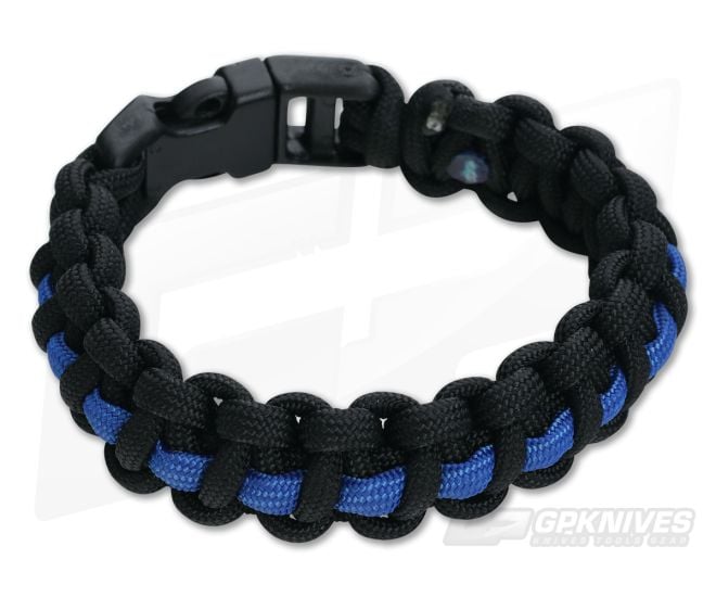 Knotty Boys 550 Paracord Bracelet Support Our Police - KB-301