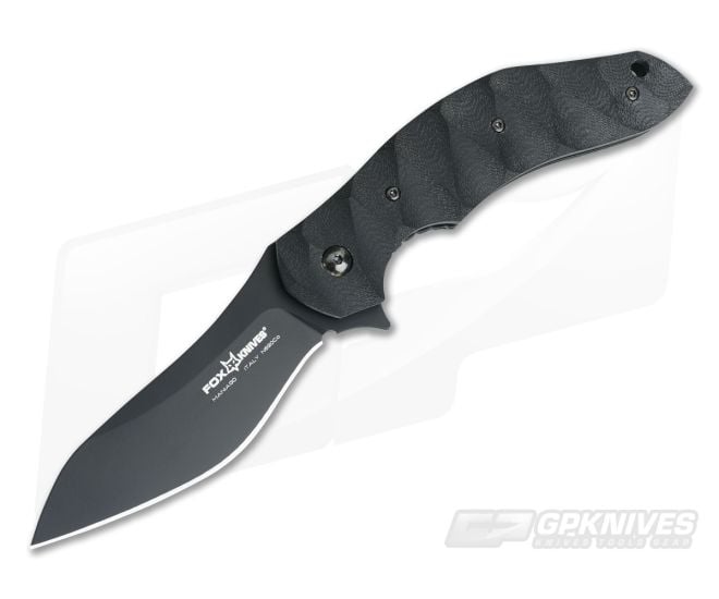 Fox Knives Jens Anso Flipper Black G10 & Blade - FK-302G10