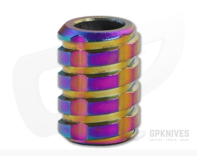 Maratac DTF - Dynamic Titanium Fob - Purple Blue Lanyard Bead - MAR-305
