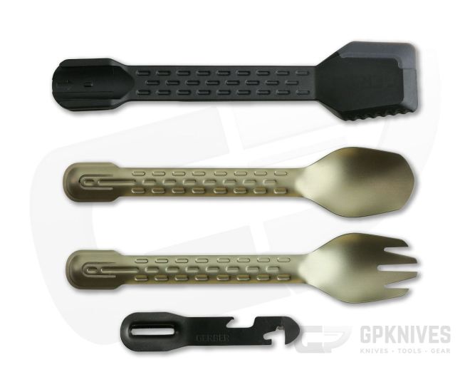 Gerber Compleat All-In-One Cook and Eat Multi-Tool Flat Sage 31-003467 - GB-31-003467