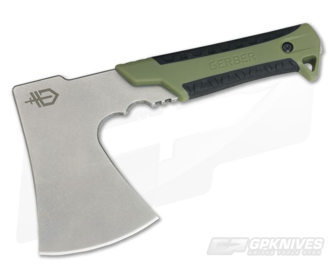 Gerber Pack Hatchet Sage Green Camping Axe 31-003482 - GB-31-003482