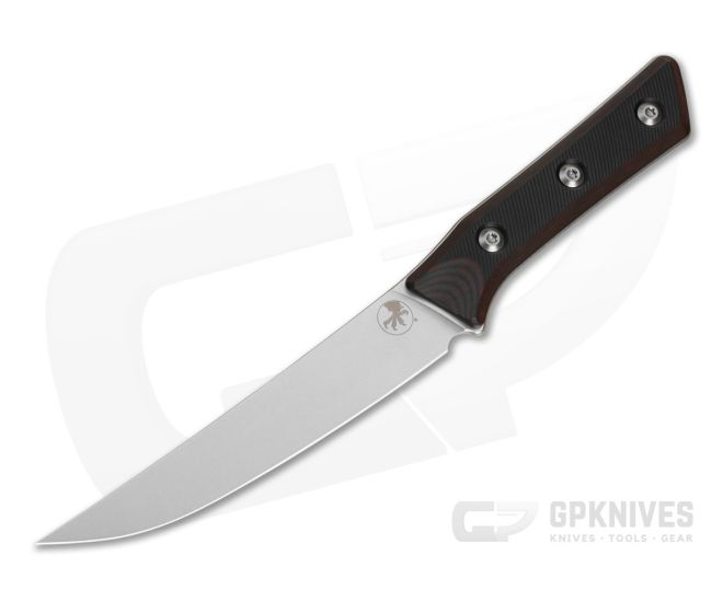 Microtech Boning Knife Black Cherry G10 Stonewash - MT-3100-10BC
