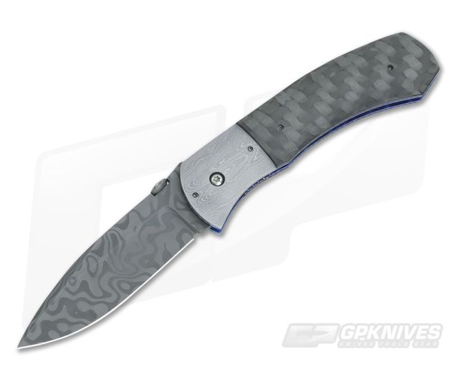 Aaron Frederick Custom DP1 Large Damascus Folder 3102 - CU-3102
