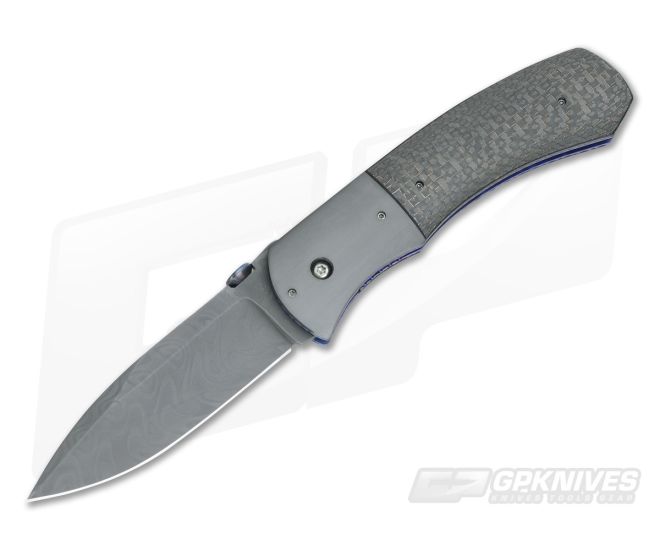 Aaron Frederick Custom DP1 Large Damascus Folder 3103 - CU-3103