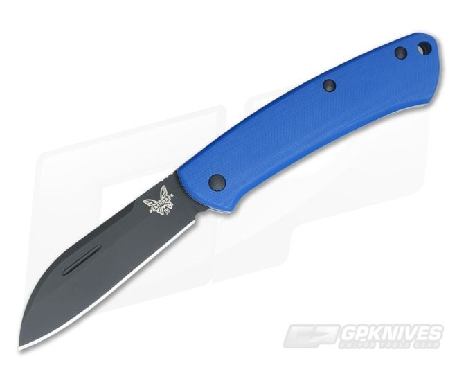 Benchmade Knives Proper Limited DLC Blue G10 Slip Joint 319DLC-1801 - BM-319DLC-1801