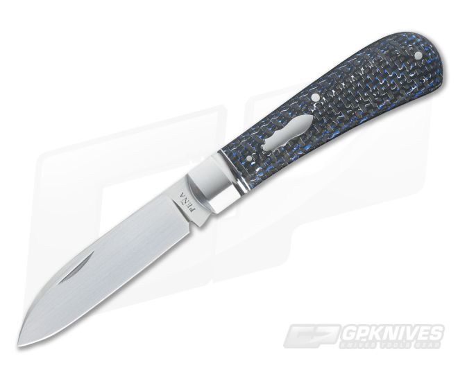 Enrique Pena Custom Zulu Blue Silver Twill Carbon Fiber - CU-3203