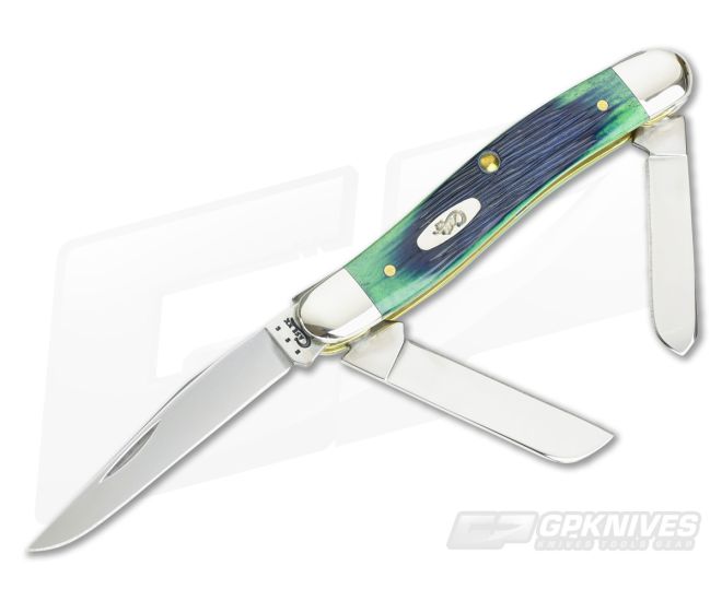 Case Stockman Hunter Green Barnboard Jigged Bone - CA-32114