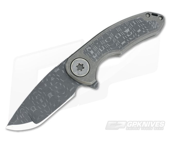Curtiss Knives F-3 Medium Flipper HHH Damascus - CU-3213