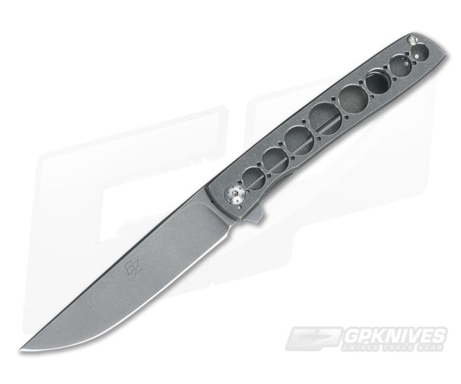 Brad Zinker Custom Urban Trapper Titanium Stonewashed FLF 3022 - CU-3222