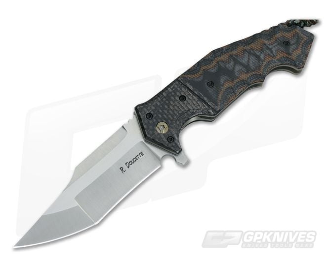 Randy Doucette Oddity Jigged Micarta Satin CPM-20CV - CU-3266