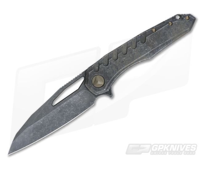 Marfione Custom Sigil MK6 Fallout Finish Titanium M390 - CU-3271