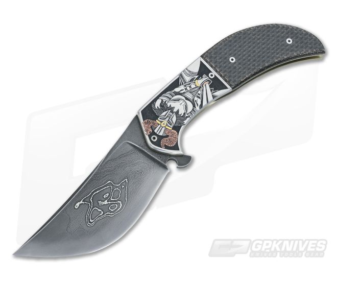 Jody Muller Custom Sassy Flipper with Woman Warrior Engraving - CU-3288
