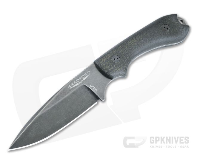 Bradford Guardian 3.2 Nimbus M390 False Edge 3D OD Green Burlap Micarta - BK-32FE-132N-M390