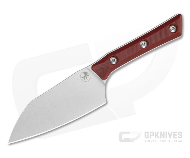 Microtech Santoku 4.2" Merlot G10 Stonewash - MT-3300-10MR