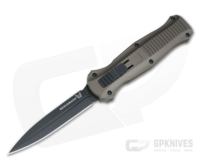 Benchmade Limited Edition Infidel Black DLC S30V Burnt Bronze OTF Automatic Knife 3300BK-1901 - BM-3300BK-1901