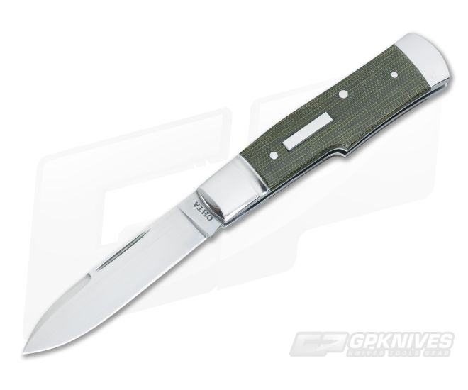 Hiroaki Ohta #113 Gunstock Green Micarta Slip Joint - CU-3307