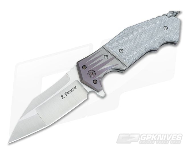 Randy Doucette Artillery Silver Twill Satin CPM-S35VN - CU-3313