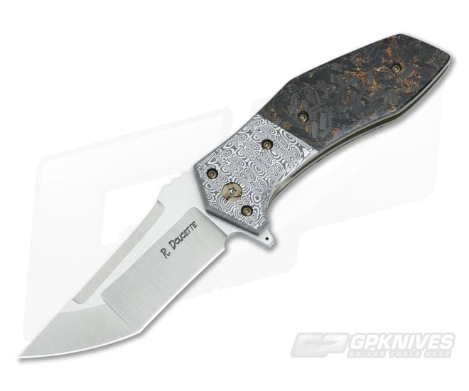 Randy Doucette Barricade Copper Shred CF Satin CPM-S35VN - CU-3312