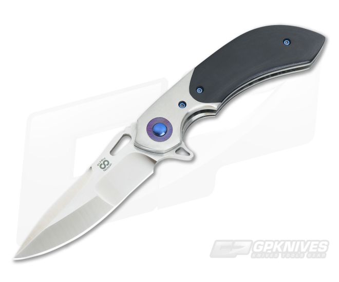 Olamic Cutlery Wayfarer Compact Flipper Micarta and Curved Ti Bolster - CU-3319