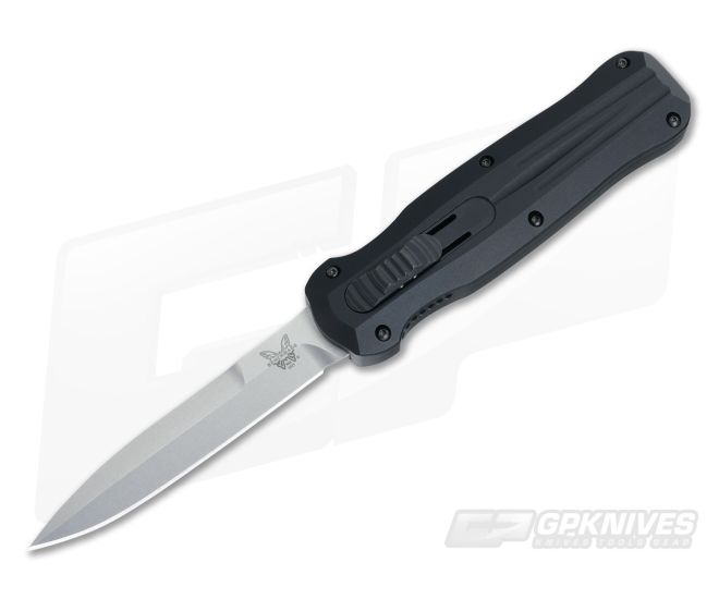 Benchmade 3321 Pagan Single Edge Automatic Knife Stonewash - BM-3321