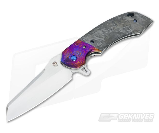 Olamic Cutlery Wayfarer CarbonFire with Sheepscliffe Blade - CU-3322