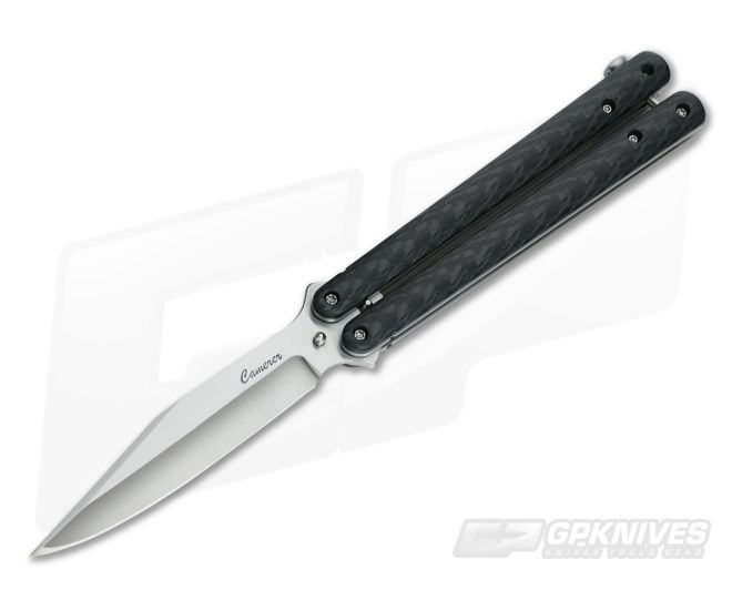 Craig Camerer Custom Balisong Elmax and Carbon Fiber - CU-3325