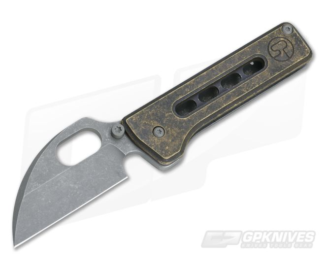 Serge Panchenko Titanium Thorn Gen2 Midtech Slipjoint Folder - CU-3391