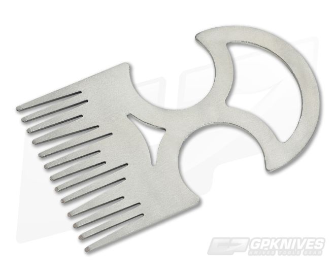 John Gray Titanium Beard Pick Comb - Small - CU-3394