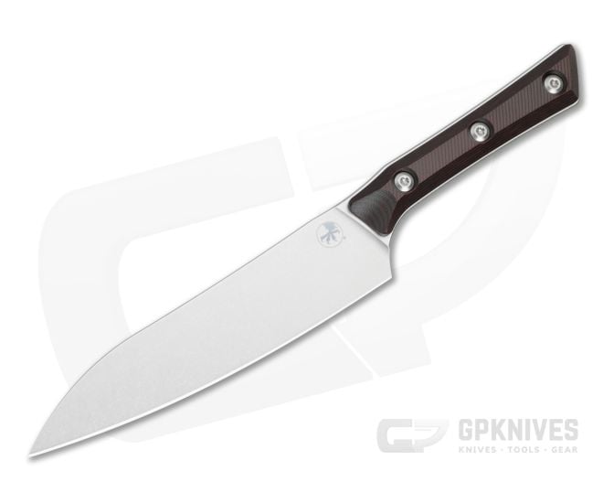 Microtech Utility Knife Black Cherry G10 Stonewash - MT-3400-10BC