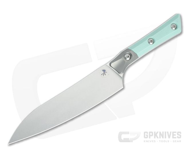 Microtech Utility Knife Caribbean Blue G10 Titanium Bolster Stonewash - MT-3400B-10CA