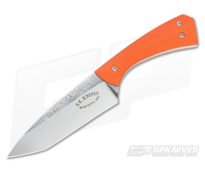 Steven Kelly Bug Out CPM 154 Small Fixed Orange G10 - CU-3409